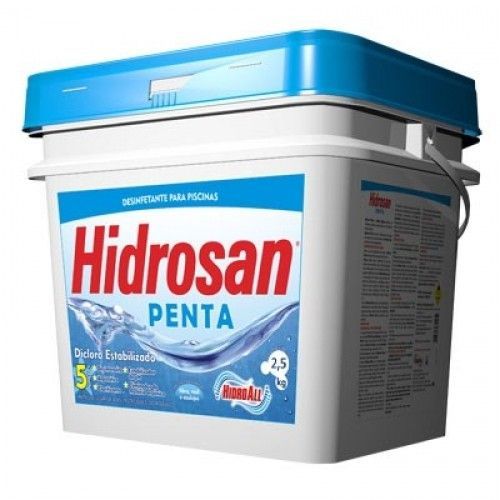 Cloro para piscina  Hidrosan penta 2,5 kg